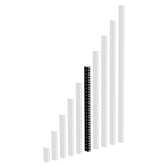 RACK RAIL 12 BLACK