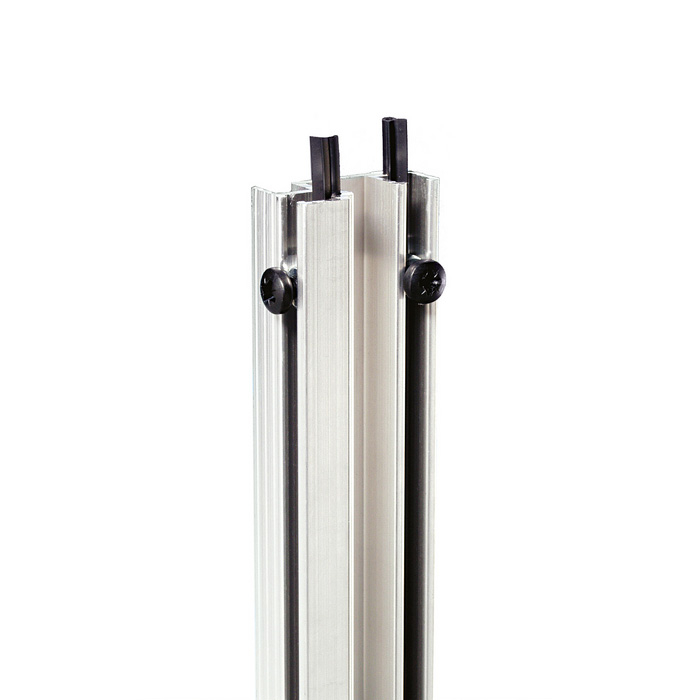 RACK RAIL 90 ALU CONTINUOUS RUBBER D