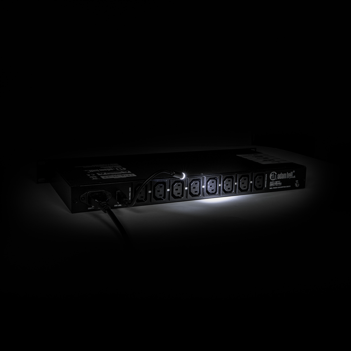 Adam Hall Condizionatore Di Potenza 19" - 8 Prese IEC, Protezione Sovratensioni, Filtro HF - Foto 4