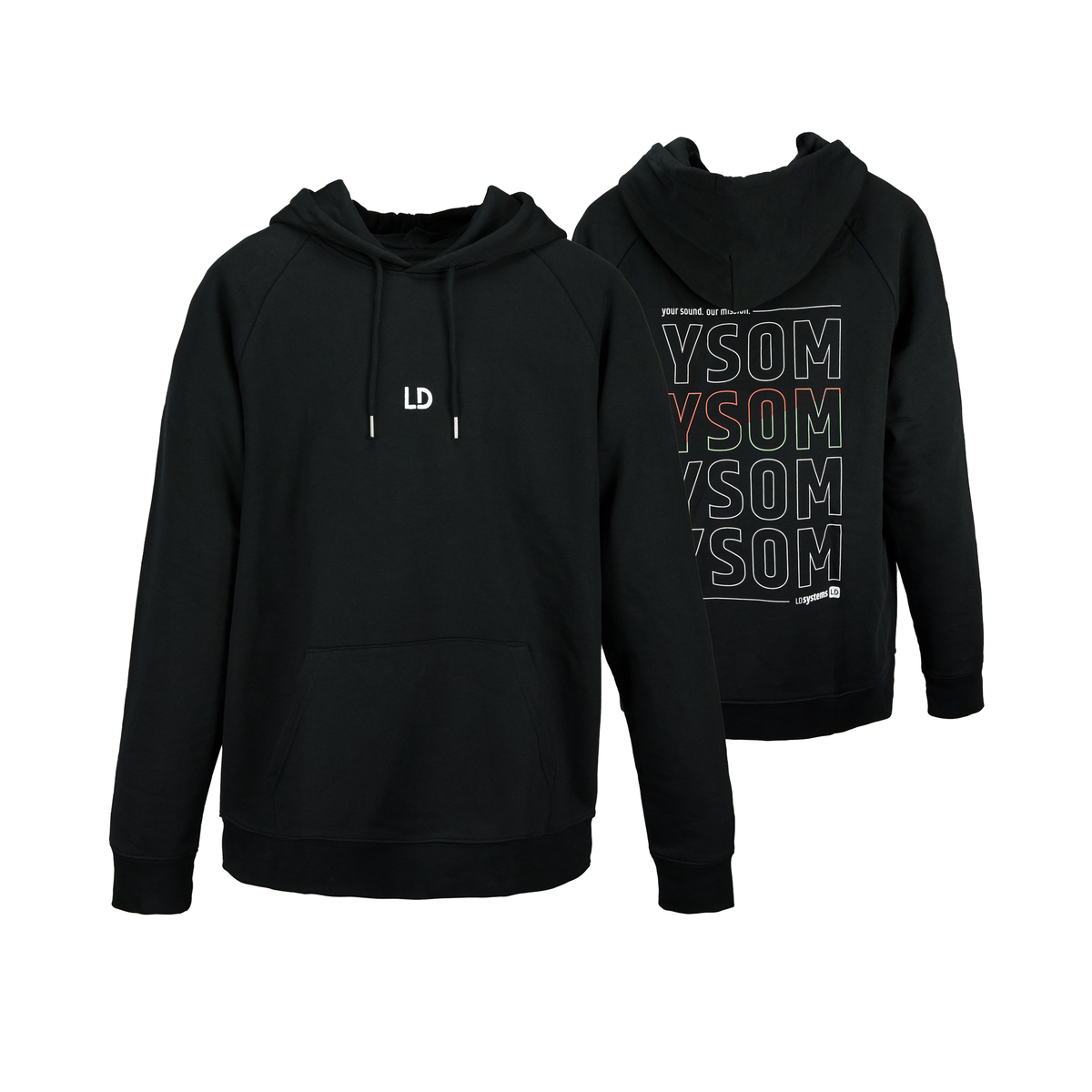"YSOM"-Outline Hoodie - Unisex 4XL