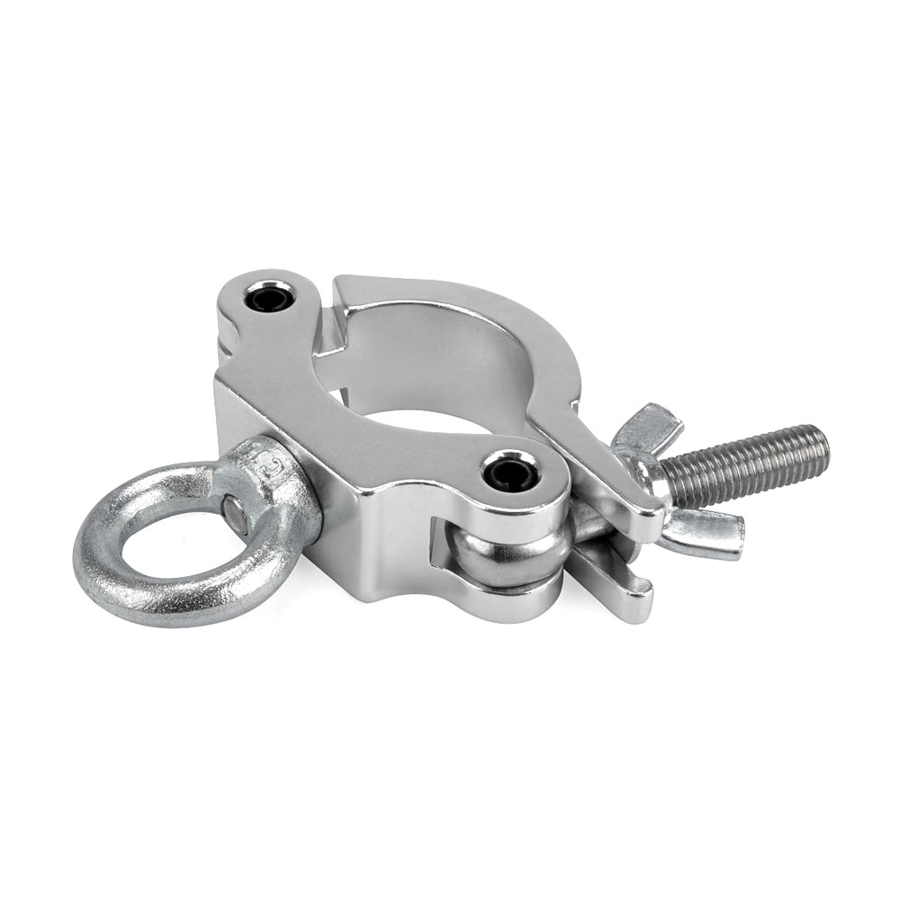 Half Coupler Clamp | silver | Eyebolt | WLL 170kg