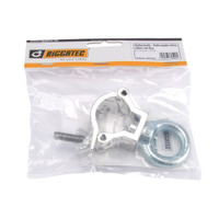 Half Coupler Clamp | silver | Eyebolt | WLL 75kg