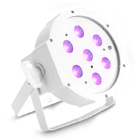 FLAT PAR 7X3W UV WH