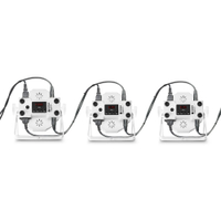 FLAT PAR 7X3W UV WH