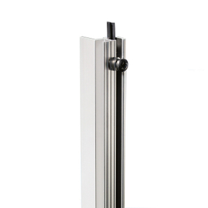 RACK RAIL 90 ALU CONTINUOUS RUBBER